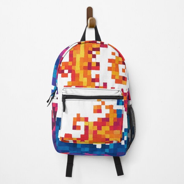Item preview, Vibrant Pixelated Fractal Spiral in Rainbow Colours. designed and sold by The-T-In-Retro.