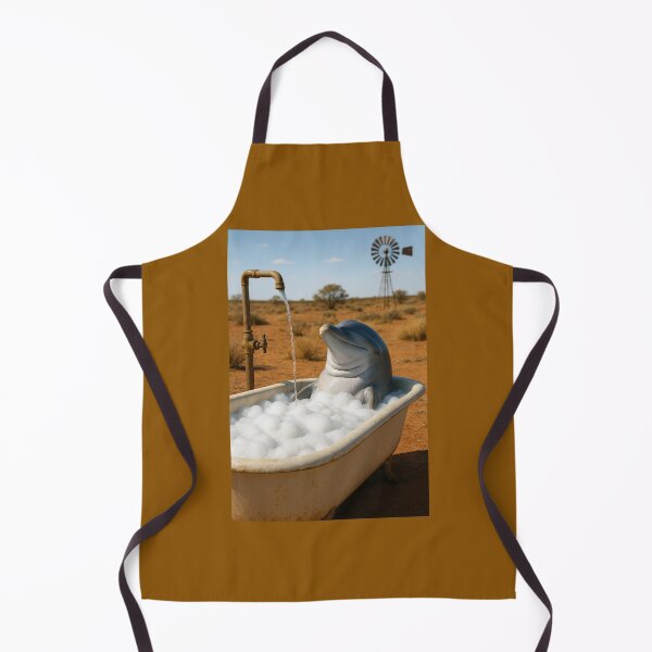 Item preview, Dolphin Enjoys an Outback Bubble Bath designed and sold by Tridentulus.