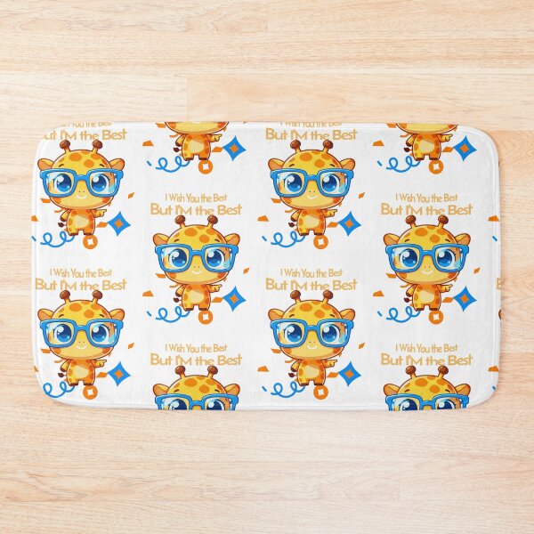Item preview, Cute giraffe saying - I Wish You The Best, But I'M the Best designed and sold by ForgeGear.