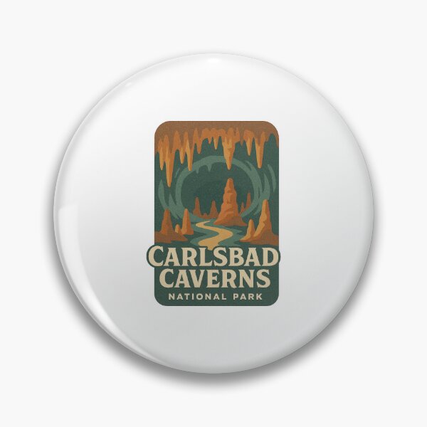 Artikelvorschau, Retro-Design des Carlsbad Caverns-Nationalparks entworfen und verkauft von Vendeloc.