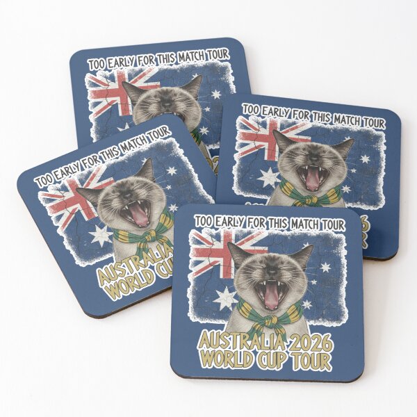 Item preview, Too Early For This Match Tour — Australia World Cup Rock Shirt designed and sold by catastrocat.