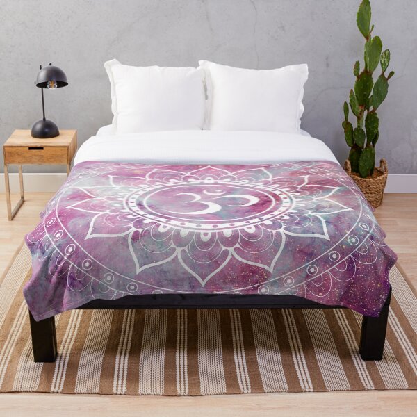 Item preview, Galaxy Om Mandala Mauve Pink Lavender designed and sold by 2sweetsDesign.