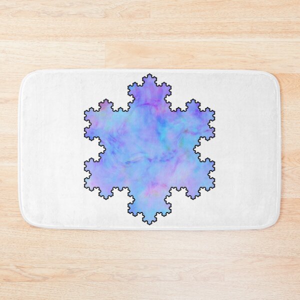 Item preview, Colorful Fractal Koch Snowflake Geometry Shapes Mania designed and sold by Shapes-Mania.