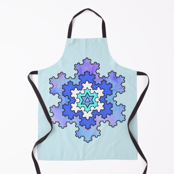 Item preview, Colorful Fractal Koch Snowflake Pattern Bright Shapes Mania designed and sold by Shapes-Mania.