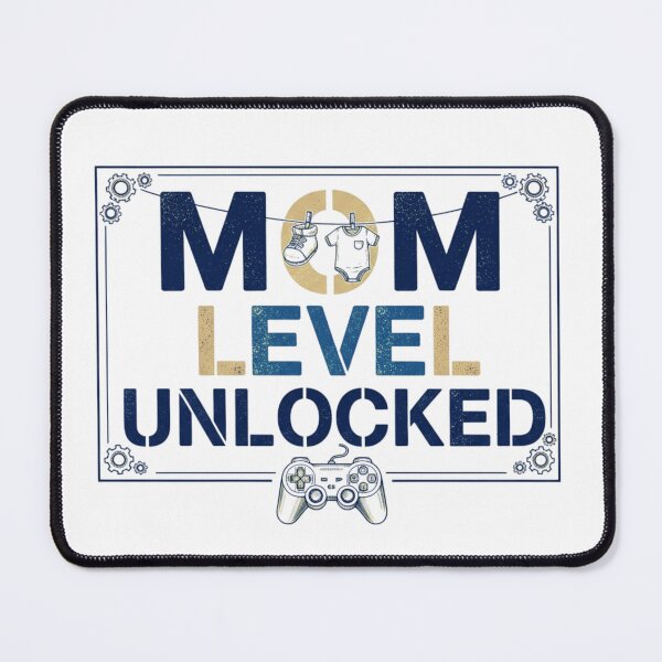 Item preview, MOM LEVEL UNLOCKED Vintage Industrial Tee | Steampunk Gamer Mom Gift | Retro Parent Achievement Apparel designed and sold by Khokha80.