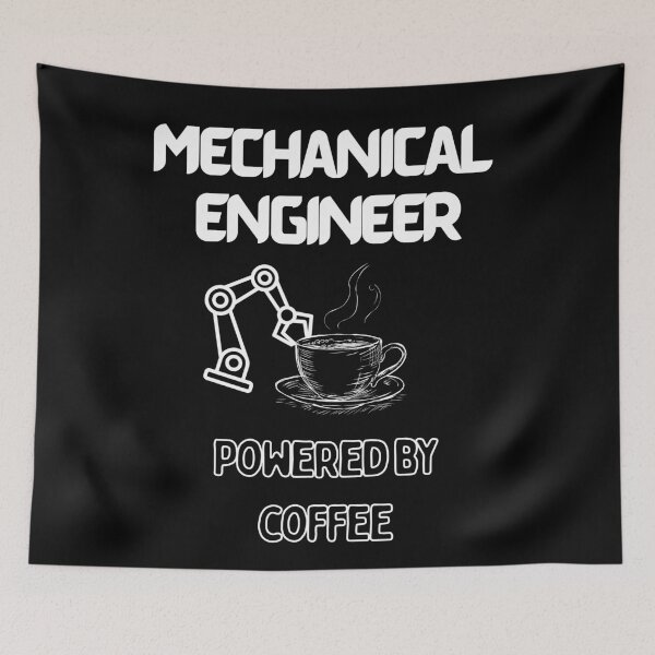 Item preview, Mechanical engineer powered by coffee  designed and sold by ClickATee Store .