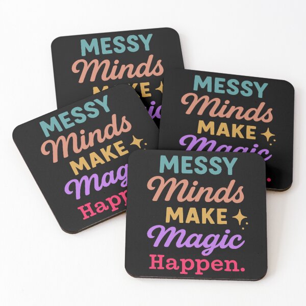 Item preview, Messy Minds Make Magic Happen designed and sold by She Wears Flannel.