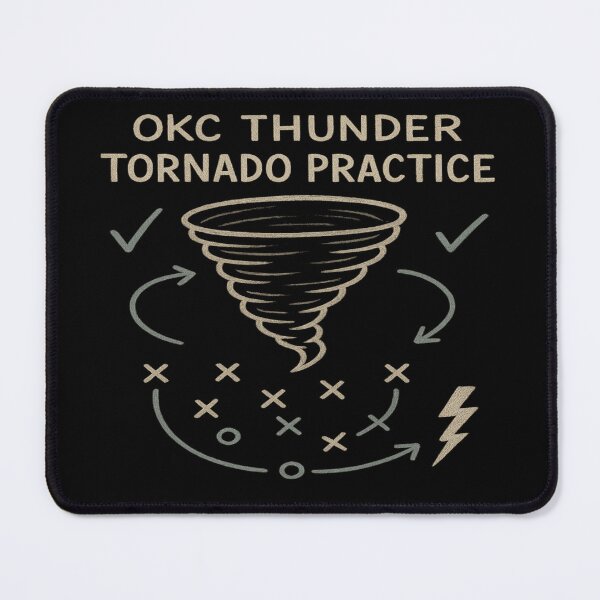 Item preview, Tornado Practice Playbook — OKC Storm Chalk Art (Transparent PNG) designed and sold by POD DYNASTY.