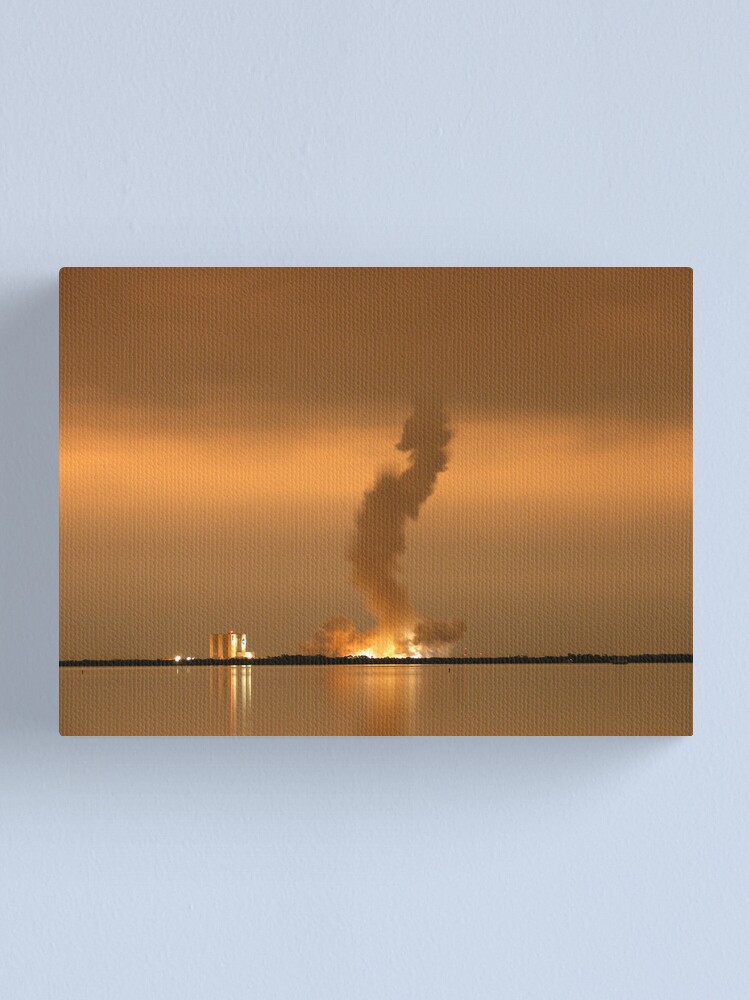 Alternate view of Night Launch Canvas Print