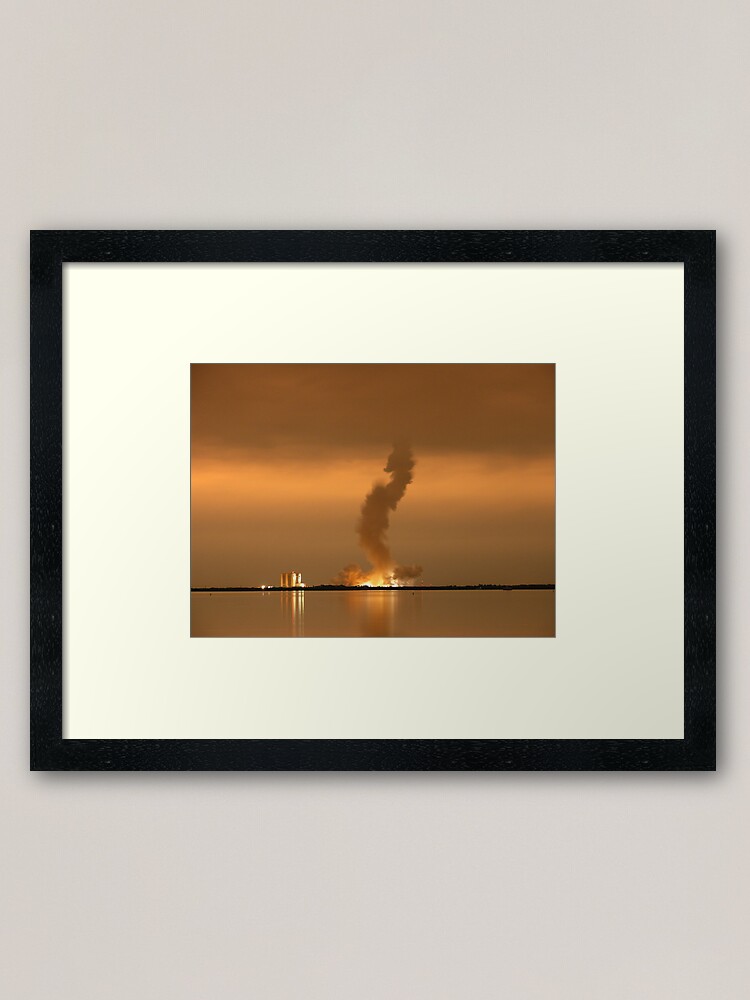Alternate view of Night Launch Framed Art Print