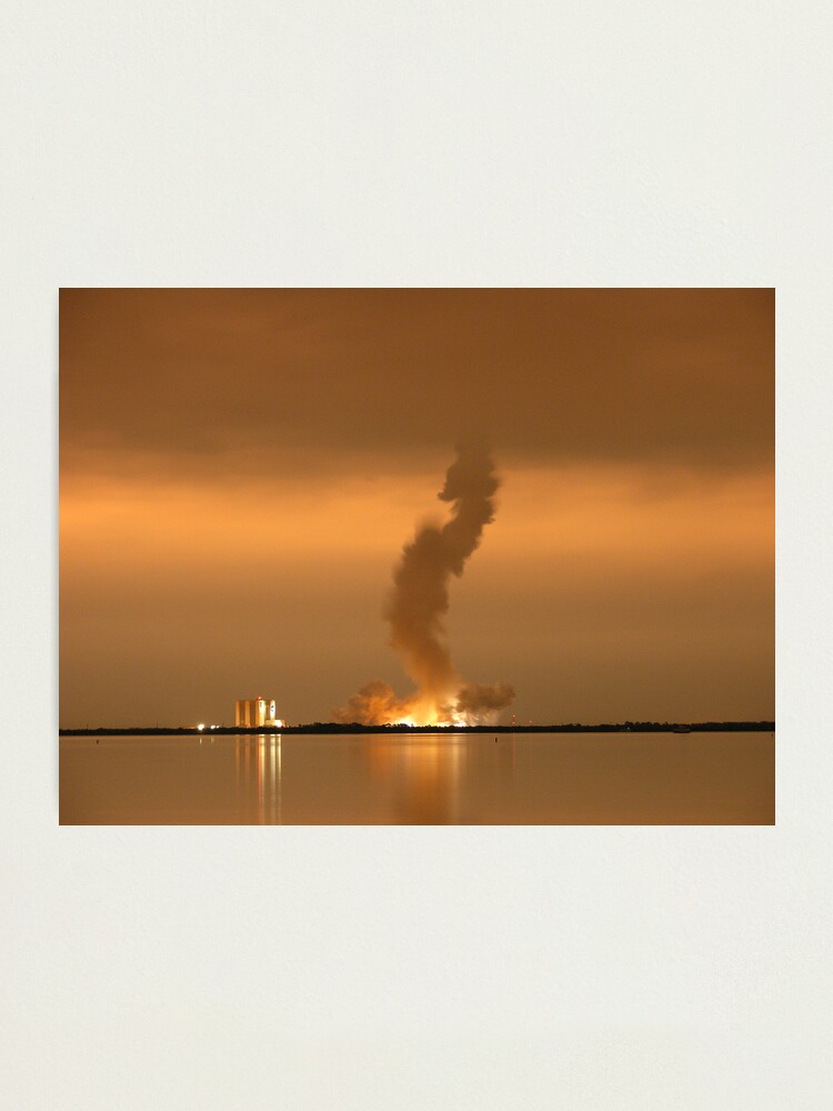 Alternate view of Night Launch Photographic Print