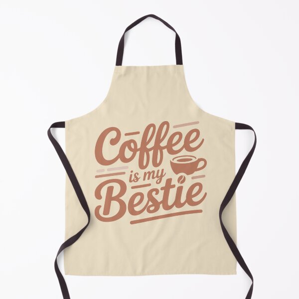 Item preview, Coffee Is My Bestie – Cute Funny Coffee Quote for Caffeine Lovers – Hazelnut Edition designed and sold by RoastZeit.