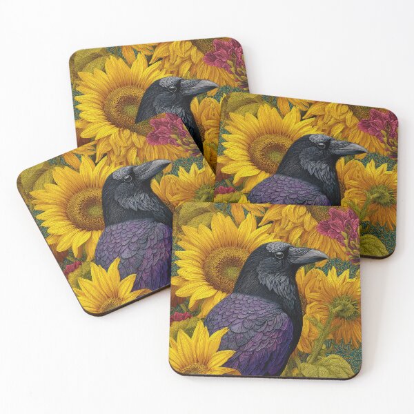 Item preview, Crow and Flowers Intuition designed and sold by scicilysimonee.