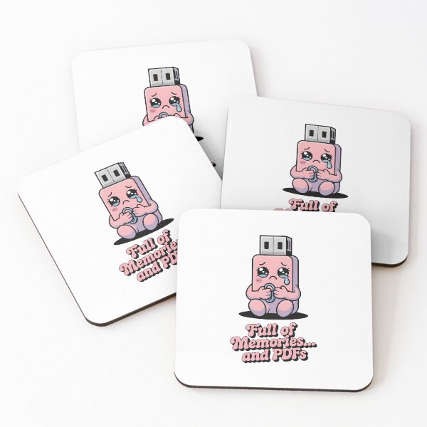 Item preview, Full of Memories and PDFs  Sad USB Stick Data Hoarder Humor designed and sold by Dazzle-Sizzle.