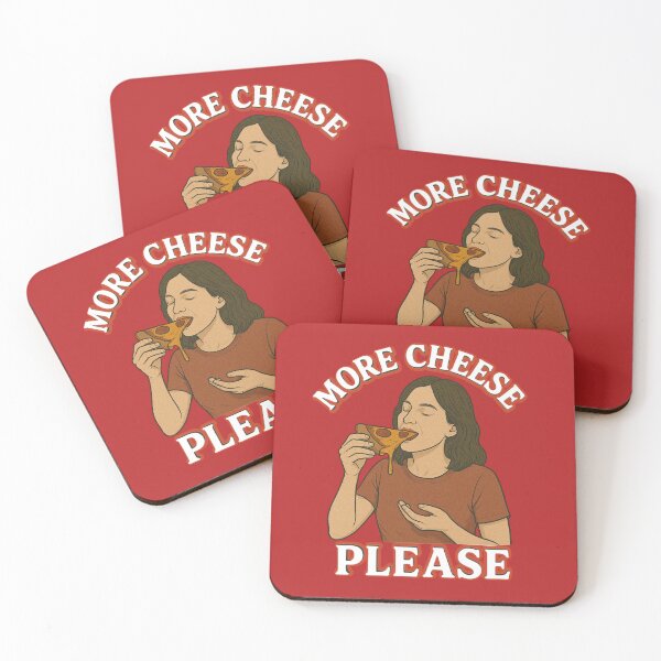 Item preview, More Cheese Please – Funny Pizza Lover Design designed and sold by Humble Threadworks.