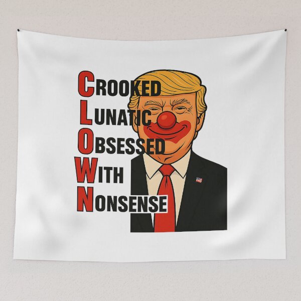 Item preview, Anti Trump - Crooked Lunatic Obsessed With Nonsense designed and sold by cozygamerstore.