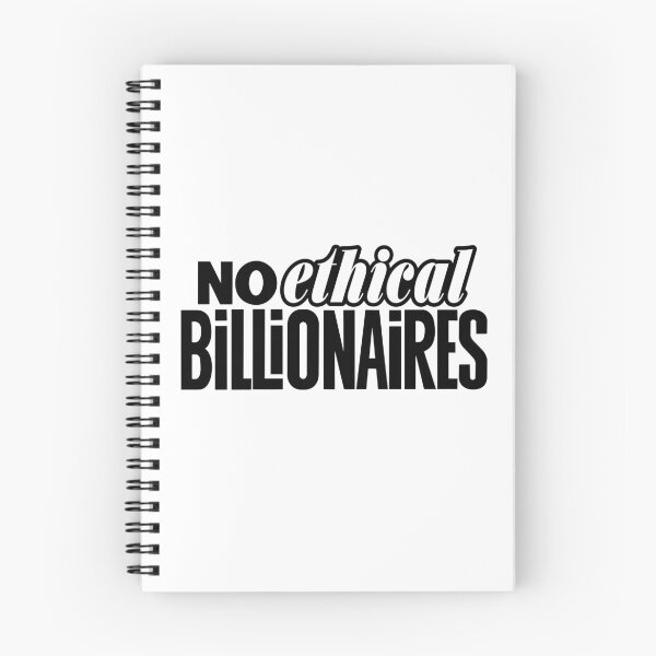 Item preview, No Ethical Billionaires (Black) designed and sold by fatgirlmedia.