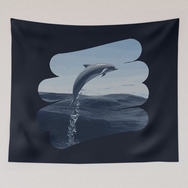Item preview, Dolphin Illustration - Strokes designed and sold by OG-Graphics.