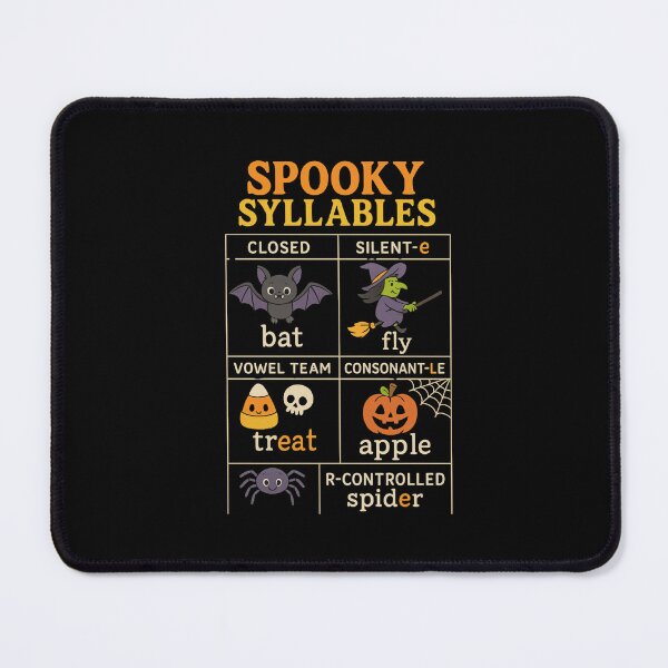 Item preview, Spooky Syllables – Halloween Reading Chart for Teachers designed and sold by DailyDrivesct.