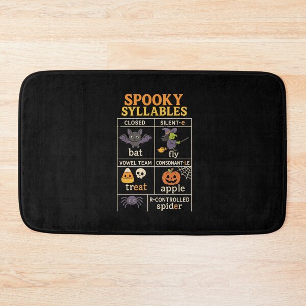 Item preview, Spooky Syllables – Halloween Reading Chart for Teachers designed and sold by DailyDrivesct.
