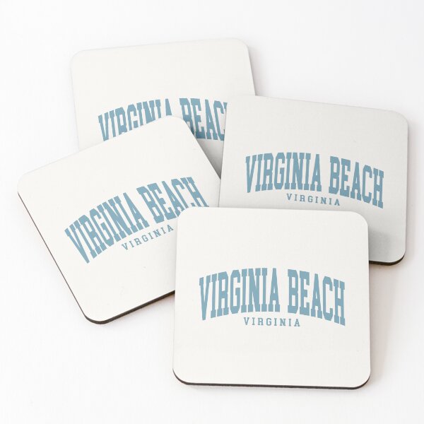 Item preview, Virginia Beach VA - College Font Curved Classic Typography designed and sold by chosenhomes.
