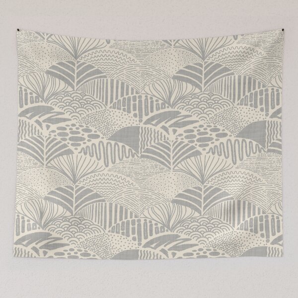 Item preview, Calming Coastal Japandi with Hand Drawn Organic Forms designed and sold by InkyOdyssey.