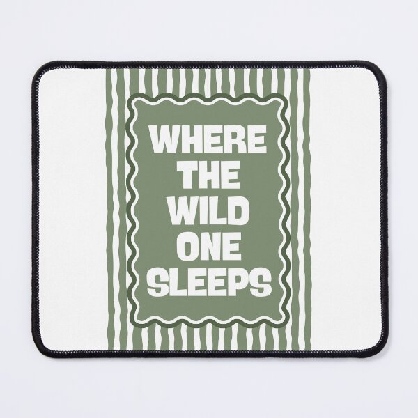 Item preview, Where the Wild One Sleeps designed and sold by Dondonmart.