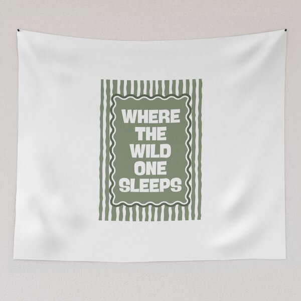 Item preview, Where the Wild One Sleeps designed and sold by Dondonmart.