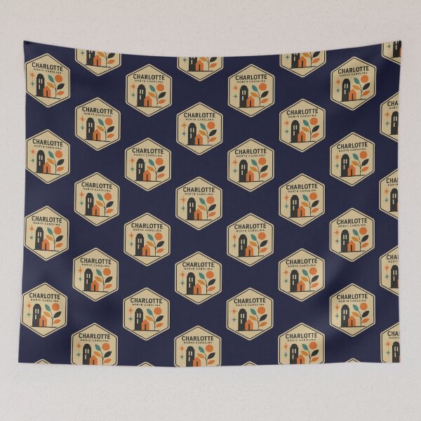 Item preview, Charlotte North Carolina  designed and sold by Broken Antler Designs .