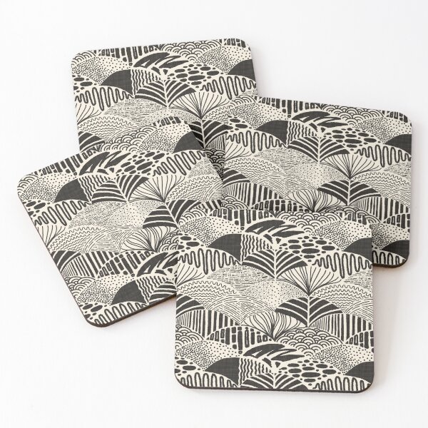 Item preview, Copy of Calming Coastal Japandi with Hand Drawn Organic Forms designed and sold by InkyOdyssey.
