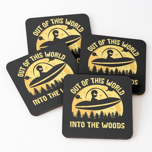 Item preview, Alien UFO - Out of this world, into the woods designed and sold by SunsetReverie.
