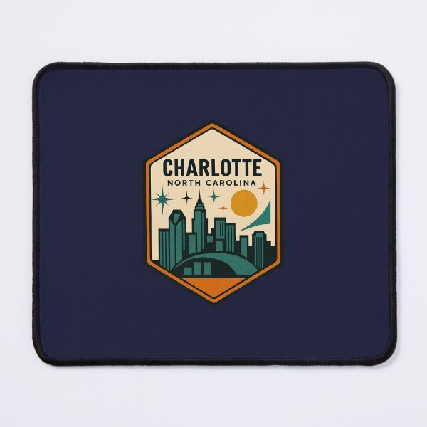 Item preview, Charlotte North Carolina designed and sold by Broken Antler Designs .