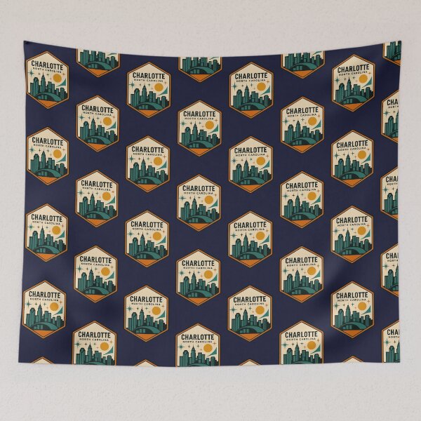 Item preview, Charlotte North Carolina  designed and sold by Broken Antler Designs .