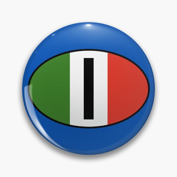 Item preview, Italian Country Code - Badge - Italia designed and sold by Racing Stripes Only.
