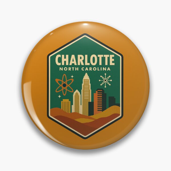 Item preview, Charlotte North Carolina  designed and sold by Broken Antler Designs .