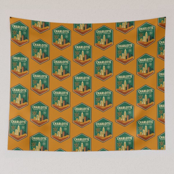 Item preview, Charlotte North Carolina  designed and sold by Broken Antler Designs .