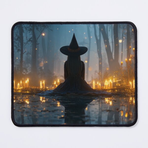 Item preview, Witch in Candlelit Woods designed and sold by WhimsyWink.