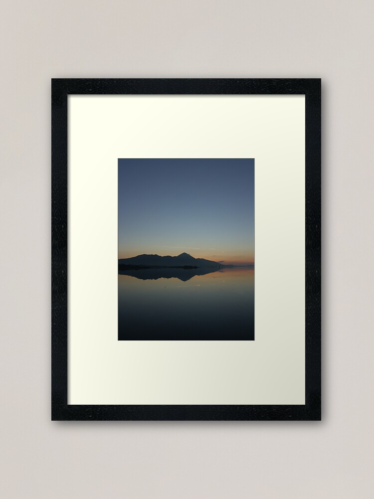Thumbnail 2 of 7, Framed Art Print, Clew Bay stillness designed and sold by damien28.