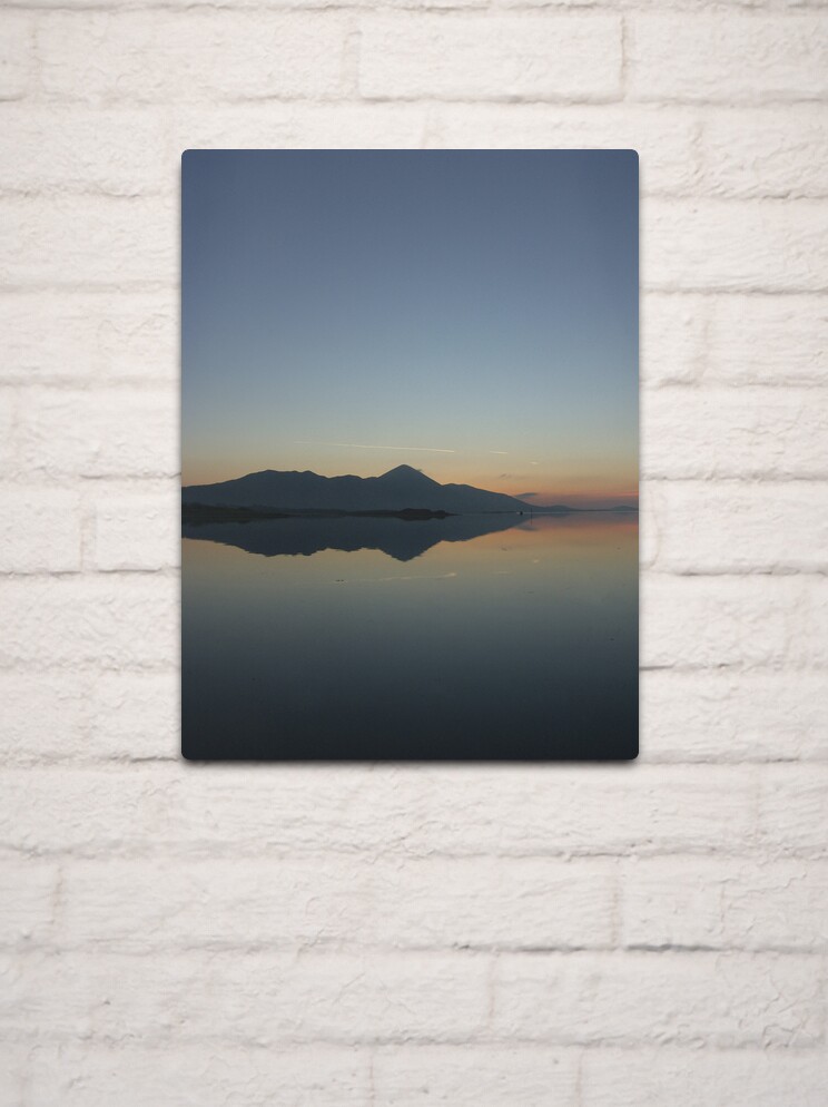 Thumbnail 2 of 4, Metal Print, Clew Bay stillness designed and sold by damien28.