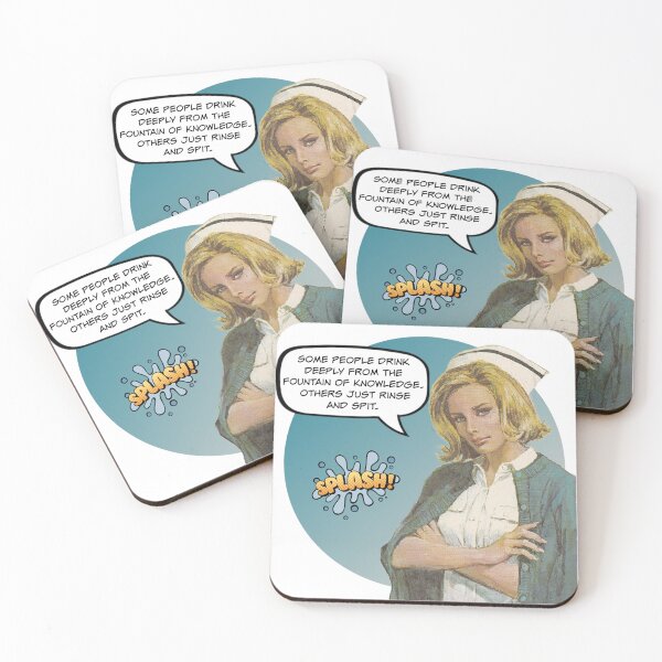 Item preview, Some People Drink Deeply From The Fountain of Knowledge! Nurse Humor designed and sold by SSustainable.