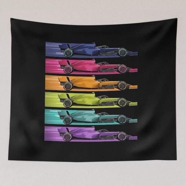 Item preview, The Velocity Grid: Open-Wheel Racing Car Lineup - Modern Motorsport Art designed and sold by nhstaruna.