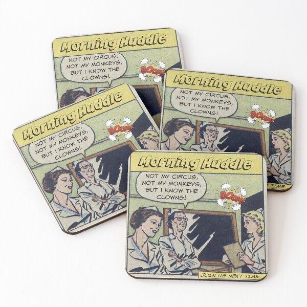 Item preview, Morning Huddle! Nurse Humor designed and sold by SSustainable.