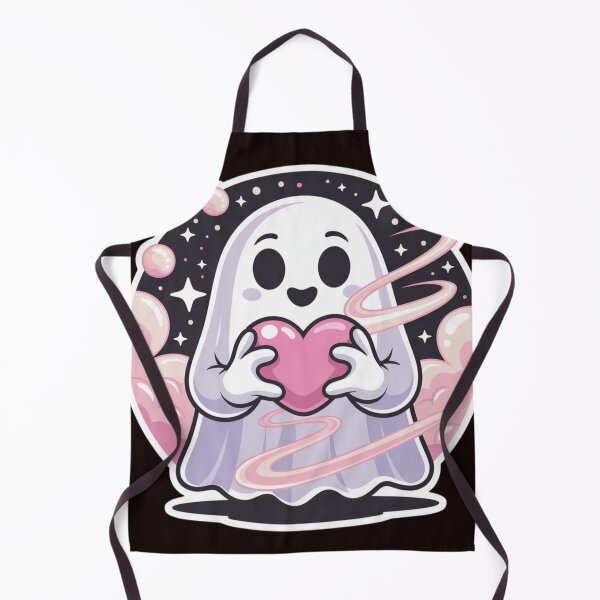Item preview, Ghost Holding Heart (Pink Aesthetic) designed and sold by VIRAL-PRINTS.