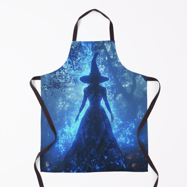 Item preview, A glowing blue witch designed and sold by WhimsyWink.