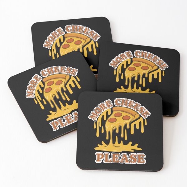 Item preview, More Cheese Please – Funny Pizza Design designed and sold by Humble Threadworks.