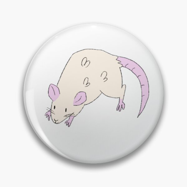 Item preview, Cream Rat Kawaii Illustration designed and sold by casserolepets.