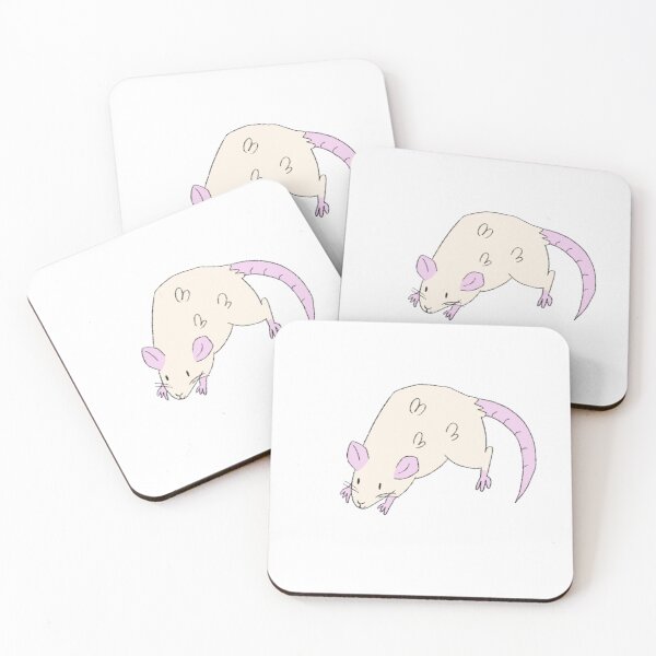 Item preview, Cream Rat Kawaii Illustration designed and sold by casserolepets.