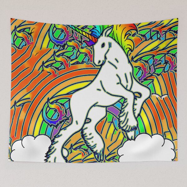 Artikelvorschau, Regenbogen Einhorn entworfen und verkauft von Sacred Spectrum.