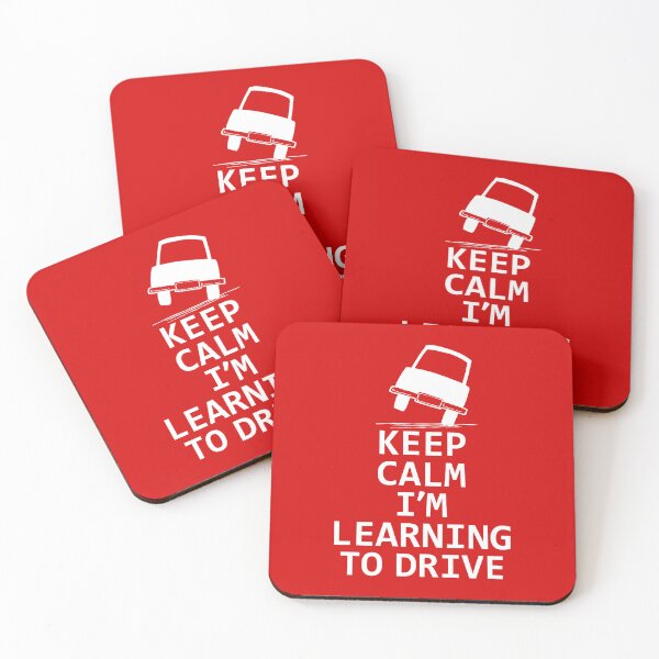 Item preview, Keep Calm I'm Learning to drive, Learner Driver Gift, L Plate designed and sold by DesignHouse07.