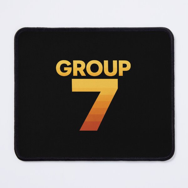 Item preview, GROUP 7 Retro Sunset Typography Shirt ? | Vintage 80s Team Design designed and sold by DailyDrivesct.